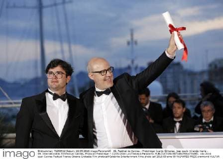 69. Festival de Cannes - Preisträger Juanjo Gimenez, joao paulo miranda maria - 69. Internationales Filmfestival Cannes, Photocall Preisträger - 22 05 2016 LoicThebaud Panoramic 