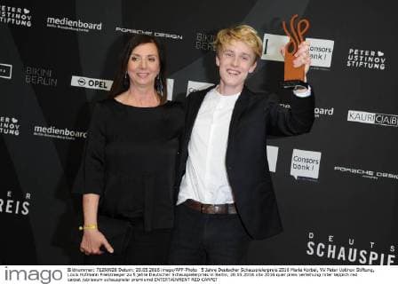 5 Jahre Deutscher Schauspielerpreis 2016 Marie Korbel, VV Peter Ustinov Stiftung, Louis Hofmann Preistraeger zu 5 jahre Deutscher Schauspielerpreis in Berlin, 20.05.2016