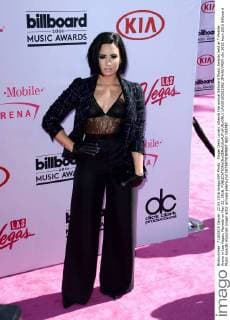 Singer Demi Lovato attends the annual Billboard Music Awards held at T-Mobile Arena in Las Vegas, Nevada on May 22, 2016.  LAV20160522062 JIMxRUYMEN