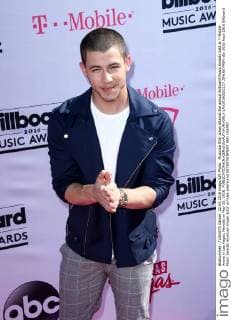 Musician Nick Jonas attends the annual Billboard Music Awards held at T-Mobile Arena in Las Vegas, Nevada on May 22, 2016.  LAV20160522117 JIMxRUYMEN