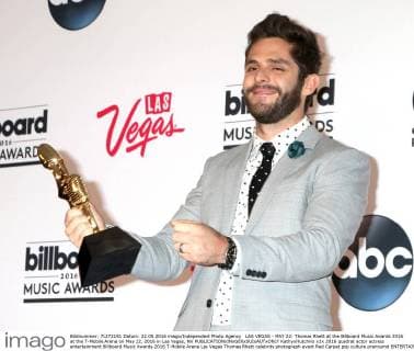 LAS VEGAS - MAY 22: Thomas Rhett at the Billboard Music Awards 2016 at the T-Mobile Arena on May 22, 2016 in Las Vegas, NV  KathyxHutchins