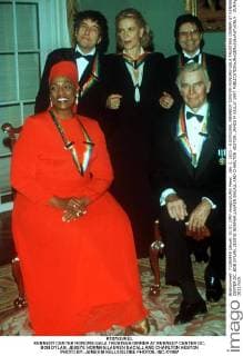 Jan. 1, 2011 - K10752JKEL.KENNEDY CENTER HONORS GALA TRUSTEES DINNER AT KENNEDY CENTER DC..BOB DYLAN, JESSYE NORMAN,LAUREN BACALL AND CHARLTON HESTON. JAMES M KELLY 1997 - ZUMAg49_