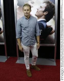 Billy Magnussen arrives on the red carpet at the Me Before You World Premiere at AMC Loews Lincoln Square 13 theater on May 23, 2016 in New York City.  NYP20160523115 JOHNxANGELILLO