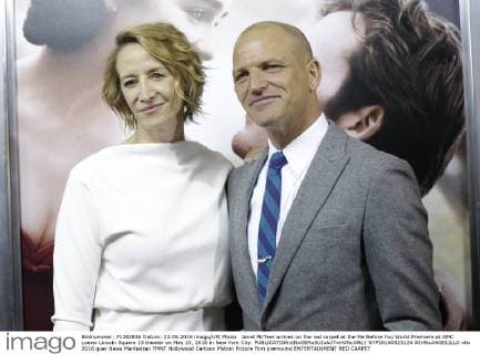 Janet McTeer arrives on the red carpet at the Me Before You World Premiere at AMC Loews Lincoln Square 13 theater on May 23, 2016 in New York City.  NYP20160523124 JOHNxANGELILLO