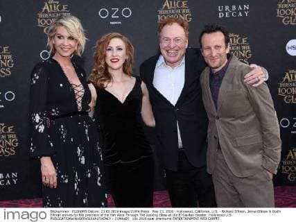 May 23, 2016 - Hollywood, California, U.S. - Richard Elfman, Jenna Elfman & Bodhi Elfman arrives for the premiere of the film Alice Through The Looking Glass at the El Capitan theater. Hollywood U.S. - ZUMAo05_