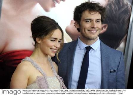 Emilia Clarke und Sam Claflin bei der Weltpremiere des Kinofilms Me Before You Ein ganzes halbes Jahr im AMC Loews. New York, 23.05.2016 Foto:xD.xVanxTinex xFuturexImage