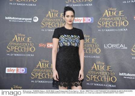 MILAN. FIRST FILM ALICE THROUGH THE LOOKING GLASS IN THE PHOTO: CATHERINE POULAIN  RiccardoxGiordanoxSicky