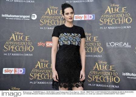 MILAN. FIRST FILM ALICE THROUGH THE LOOKING GLASS IN THE PHOTO: CATHERINE POULAIN  RiccardoxGiordanoxSicky