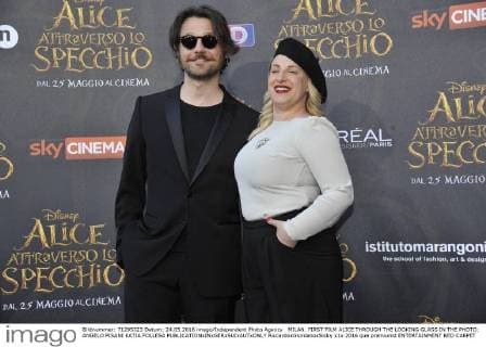 MILAN. FIRST FILM ALICE THROUGH THE LOOKING GLASS IN THE PHOTO: ANGELO PISANI KATIA FOLLESA  RiccardoxGiordanoxSicky