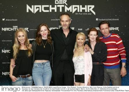 Sina Tkotsch, Carolyn Genzkow, Akiz, Lynn Femme, Julika Jenkins und Arnd Klawitter bei der Premiere des Kinofilms Der Nachtmahr im Kino in der Kulturbrauerei. Berlin, 24.05.2016 Foto:xT.xBartillax xFuturexImage