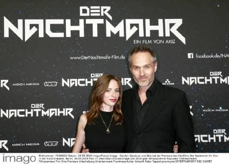 Carolyn Genzkow und Akiz bei der Premiere des Kinofilms Der Nachtmahr im Kino in der Kulturbrauerei. Berlin, 24.05.2016 Foto:xT.xBartillax xFuturexImage