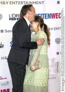 Wotan Wilke Möhring und Mina Tander bei der Premiere des Kinofilms Seitenwechsel im Zoo Palast. Berlin, 24.05.2016 Foto:xA.xBuggex xFuturexImage