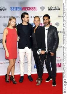 Cheyenne Savannah Ochsenknecht, Jimi Blue Ochsenknecht, Natascha Ochsenknecht und Umut Kekilli bei der Premiere des Kinofilms Seitenwechsel im Zoo Palast. Berlin, 24.05.2016 Foto:xA.xBuggex xFuturexImage