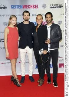 Cheyenne Savannah Ochsenknecht, Jimi Blue Ochsenknecht, Natascha Ochsenknecht und Umut Kekilli bei der Premiere des Kinofilms Seitenwechsel im Zoo Palast. Berlin, 24.05.2016 Foto:xA.xBuggex xFuturexImage