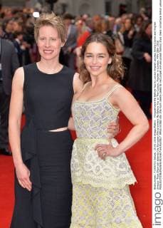Filmpremiere Me Before You in London English actress Emilia Clarke and English director Thea Sharrock attends the European film premiere Me Before You at The Curzon, Mayfair in London. MAY 25th 2016  JWNx161562