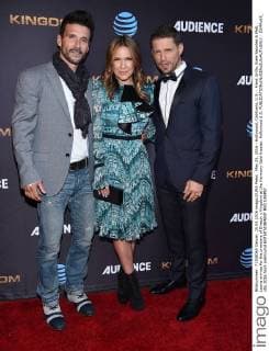 May 25, 2016 - Hollywood, California, U.S. - Frank Grillo, Kiele Sanchez & Matt Lauria arrives for the premiere of Directv s Kingdom at the Harmony Gold theater. Hollywood U.S. - ZUMAo05_