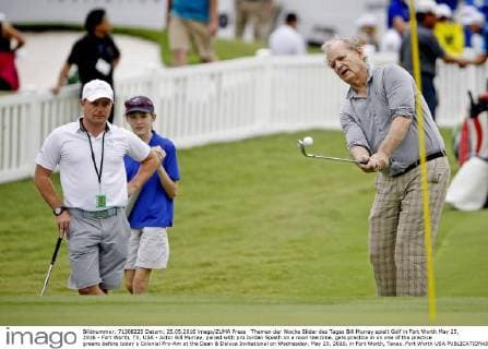 Themen der Woche Bilder des Tages Bill Murray spielt Golf in Fort Worth May 25, 2016 - Fort Worth, TX, USA - Actor Bill Murray, paired with pro Jordan Spieth on a noon tee time, gets practice in on one of the practice greens before today s Colonial Pro-Am at the Dean & Deluca Invitational on Wednesday, May 25, 2016, in Fort Worth, Texas. Fort Worth USA - ZUMAm67_