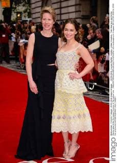 . 25 05 2016. Curzon Mayfair, London, United Kingdom. Thea Sharrock and Emilia Clarke attend the European Premier of Me before you .  xChrisxJosephx xi-Imagesx IIM-12729-0030