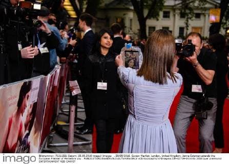 . 25 05 2016. Curzon Mayfair, London, United Kingdom. Jenna Coleman attends the European Premier of Me before you .  xChrisxJosephx xi-Imagesx IIM-12729-0014
