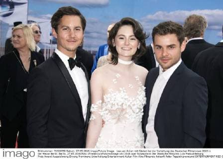 Lea van Acken mit Gästen bei der Verleihung des Deutschen Filmpreises 2016 in der Messe Berlin. Berlin, 27.05.2016 Foto:xFredericx xFuturexImage