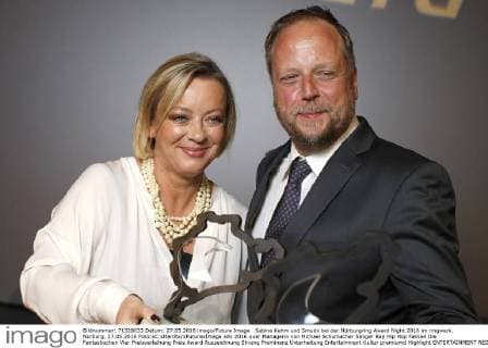 Sabine Kehm und Smudo bei der Nürburgring Award Night 2016 im ringwerk. Nürburg, 27.05.2016 Foto:xC.xHardtx xFuturexImage