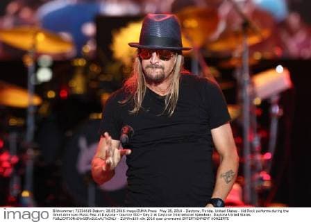 May 28, 2016 - Daytona, Florida, United States - Kid Rock performs during the Great American Music Fest at Daytona - Country 500 - Day 2 at Daytona International Speedway. Daytona United States - ZUMAw109
