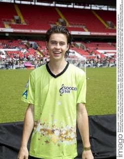 American internet personality Nash Grier attending the annual Soccer Six charity football tournament, held at Charlton Football Club, London. MAY 28th 2016  DFLx161613