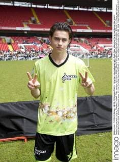 American internet personality Nash Grier attending the annual Soccer Six charity football tournament, held at Charlton Football Club, London. MAY 28th 2016  DFLx161613