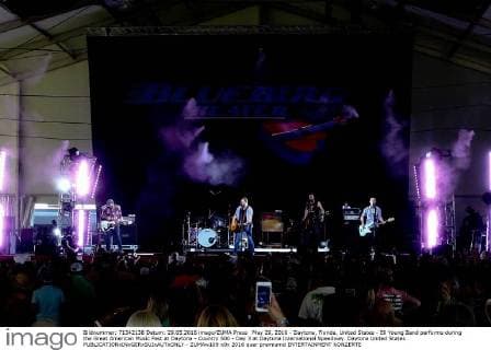 May 29, 2016 - Daytona, Florida, United States - Eli Young Band performs during the Great American Music Fest at Daytona - Country 500 - Day 3 at Daytona International Speedway. Daytona United States - ZUMAw109