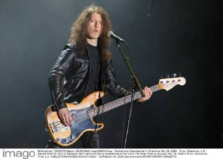 Rocklahoma Musikfestival in Oklahoma May 29, 2016 - Pryor, Oklahoma, U.S - Bassist ROB DE LUCA of Sebastian Bach performs during Rocklahoma at the Catch The Fever Festival Grounds May 29, 2016 in Pryor, Oklahoma. Pryor U.S. - ZUMAp116