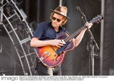 May 29, 2016 - Napa, California, U.S - WESLEY KEITH SCHULTZ of The Lumineers performs live during BottleRock Napa Valley music festival at Napa Valley Expo in Napa, California Napa U.S. - ZUMAs135