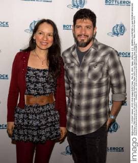 May 29, 2016 - Napa, California, U.S - GABRIELA QUINTERO (L) and RODRIGO SANCHEZ of Rodrigo y Gabriela pose on the red carpet during BottleRock Napa Valley music festival at Napa Valley Expo in Napa, California Napa U.S. - ZUMAs135