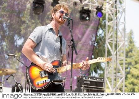 May 29, 2016 - Napa, California, U.S - Musician BRANDON ROBBINS of The Moth & The Flame performs live during BottleRock Napa Valley music festival at Napa Valley Expo in Napa, California Napa U.S. - ZUMAs135