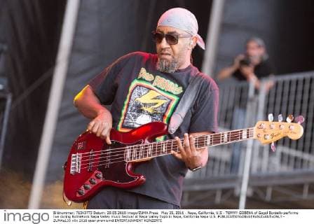 May 29, 2016 - Napa, California, U.S - TOMMY GOBENA of Gogol Bordello performs live during BottleRock Napa Valley music festival at Napa Valley Expo in Napa, California Napa U.S. - ZUMAs135