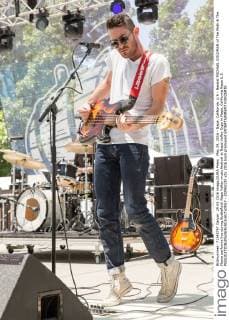 May 29, 2016 - Napa, California, U.S - Bassist MICHAEL GOLDMAN of The Moth & The Flame performs live during BottleRock Napa Valley music festival at Napa Valley Expo in Napa, California Napa U.S. - ZUMAs135