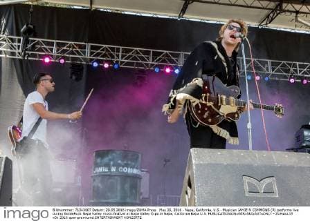 May 29, 2016 - Napa, California, U.S - Musician JAMIE N COMMONS (R) performs live during BottleRock Napa Valley music festival at Napa Valley Expo in Napa, California Napa U.S. - ZUMAs135