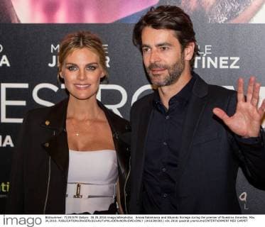 Amaia Salamanca and Eduardo Noriega during the premier of Nuestros Amantes. May 30,2016.  (2016300581)