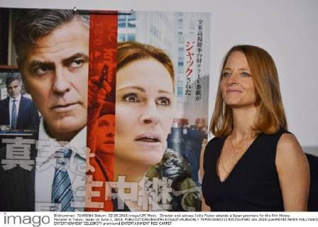 Director and actress Jodie Foster attends a Japan premiere for the film Money Monster in Tokyo, Japan on June 2, 2016.  TKP2016060212 KEIZOxMORI