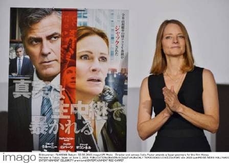 Director and actress Jodie Foster attends a Japan premiere for the film Money Monster in Tokyo, Japan on June 2, 2016.  TKP2016060213 KEIZOxMORI