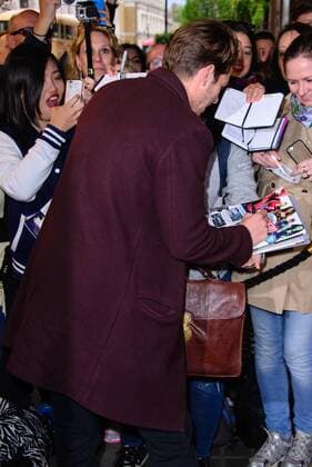 . 02 06 2016. Trafalgar Studios, London, United Kingdom. Andrew Garfield arrives at the Spoils Press Night.  xChrisxJosephx xi-Imagesx IIM-12788-0008