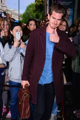 . 02 06 2016. Trafalgar Studios, London, United Kingdom. Andrew Garfield arrives at the Spoils Press Night.  xChrisxJosephx xi-Imagesx IIM-12788-0011