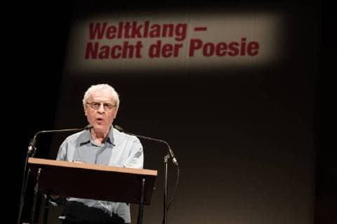 Literaturwerkstatt Berlin Haus für Poesie Charles Simic SRB USA Weltklang - Nacht der Poesie 17. poesiefestival berlin 2016- in der Berliner Akademie der Künste am 03.06.2016. 19 Uhr
