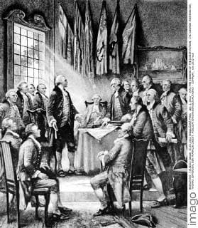 Jan. 1, 2011 - 1472.THE SIGNING OF THE CONSTITUTION, 1787.GEORGE WASHINGTON, THOMAS JEFFERSON, BEN FRANKLIN.CREDIT: - ZUMAg49_