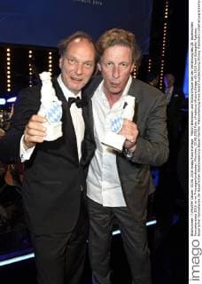 Martin Brambach und Richard Huber bei der Verleihung des 28. Bayerischen Fernsehpreises 2016 im im Prinzregententheater. München, 03.06.2016 Foto:xFredericx xFuturexImage
