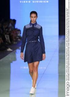 A model walks the runway during the Ana Maria Guiulfo Yirko Sivirich fashion show during day three of Miami Fashion Week in the Ice Palace on 04 June 2016 in Miami, Florida, US. Miami Fashion Week !ACHTUNG: NUR REDAKTIONELLE NUTZUNG!  MIA01 20160605-636006866432477092