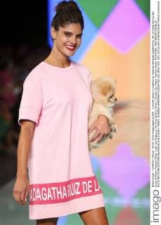 A model wears a creation by Spanish designer Agatha Ruiz De La Prada during day three of Miami Fashion Week in the Ice Palace on 04 June 2016 in Miami, Florida, US. Miami Fashion Week !ACHTUNG: NUR REDAKTIONELLE NUTZUNG!  MIA01 20160605-636006914122264782