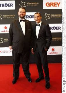 Markus Hündgen und Dimitrios Argirakos bei der Verleihung des 6. Webvideopreises an die herausragendsten deutschsprachigen Internetstars des Jahres im Castello. Düsseldorf, 04.06.2016 Foto:xC.xHardtx xFuturexImage