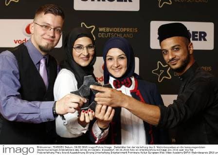 Datteltäter bei der Verleihung des 6. Webvideopreises an die herausragendsten deutschsprachigen Internetstars des Jahres im Castello. Düsseldorf, 04.06.2016 Foto:xC.xHardtx xFuturexImage