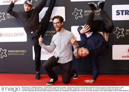 Sebastian Linda und The Saxonz bei der Verleihung des 6. Webvideopreises an die herausragendsten deutschsprachigen Internetstars des Jahres im Castello. Düsseldorf, 04.06.2016 Foto:xC.xHardtx xFuturexImage