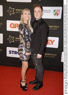 Dagi Bee mit Freund Eugen Kazakov bei der Verleihung des 6. Webvideopreises an die herausragendsten deutschsprachigen Internetstars des Jahres im Castello. Düsseldorf, 04.06.2016 Foto:xO.xHausenx xFuturexImage